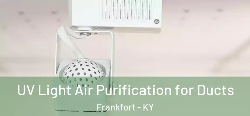  UV Light Air Purification for Ducts Frankfort - KY